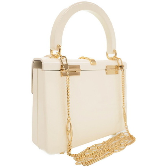 Gucci Top 1969 Bag Mini Handle 2WAY Acrylic Sylvie - Picture 1 of 9